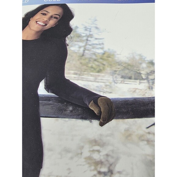 Cuddl Duds ClimateRight Grid Warmth Base Layer Thermal Legging + Crew Top Set, L - Picture 15 of 16